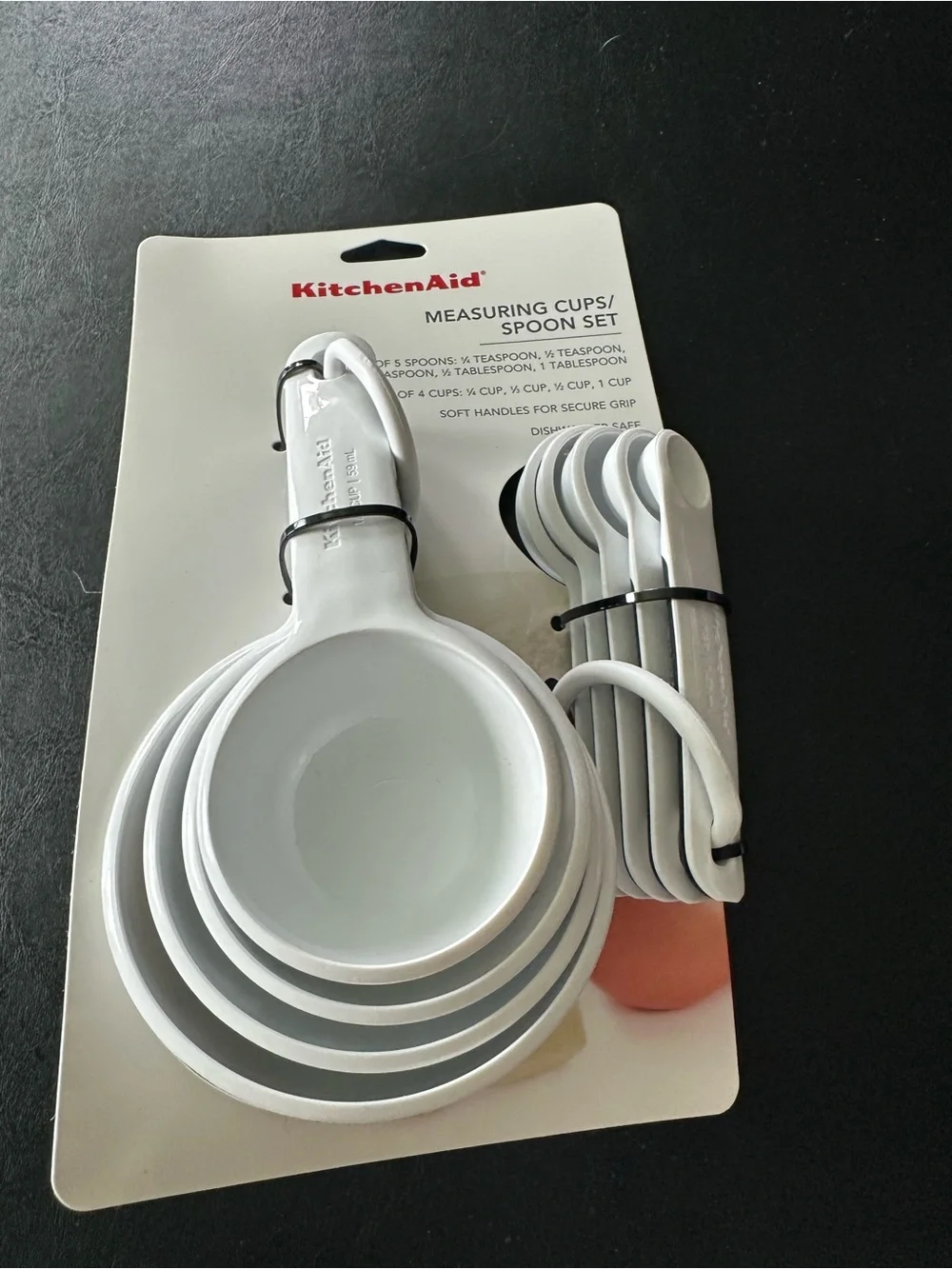 KitchenAid White Measuring Cups & Spoons Set NWT